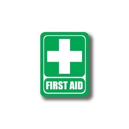 Ergomat 36in x 27in RECTANGLE SIGNS - FIRST AID DSV-SIGN 972 #2336 -UEN